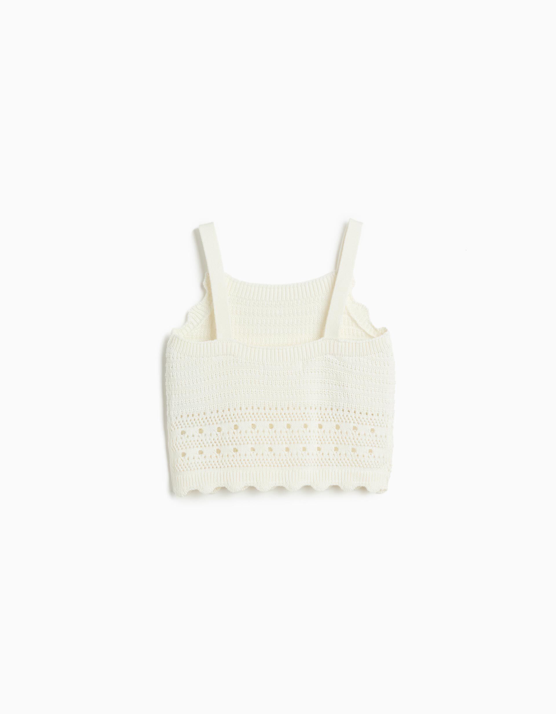 Comprar Online Top Crochet, Menina, Branco