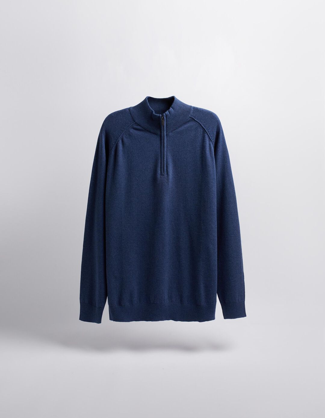 Camisola de Malha Fecho de Correr, Homem, Azul