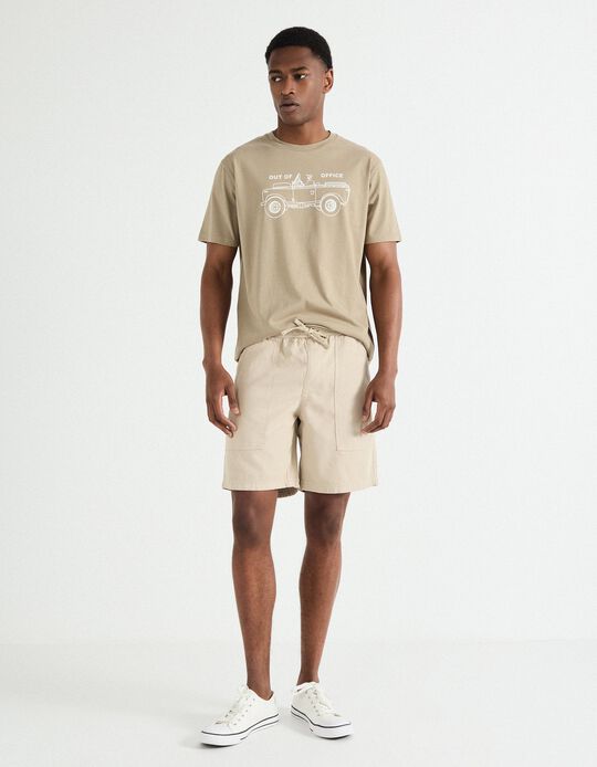 Comprar Online Calções, Homem, Cinzento