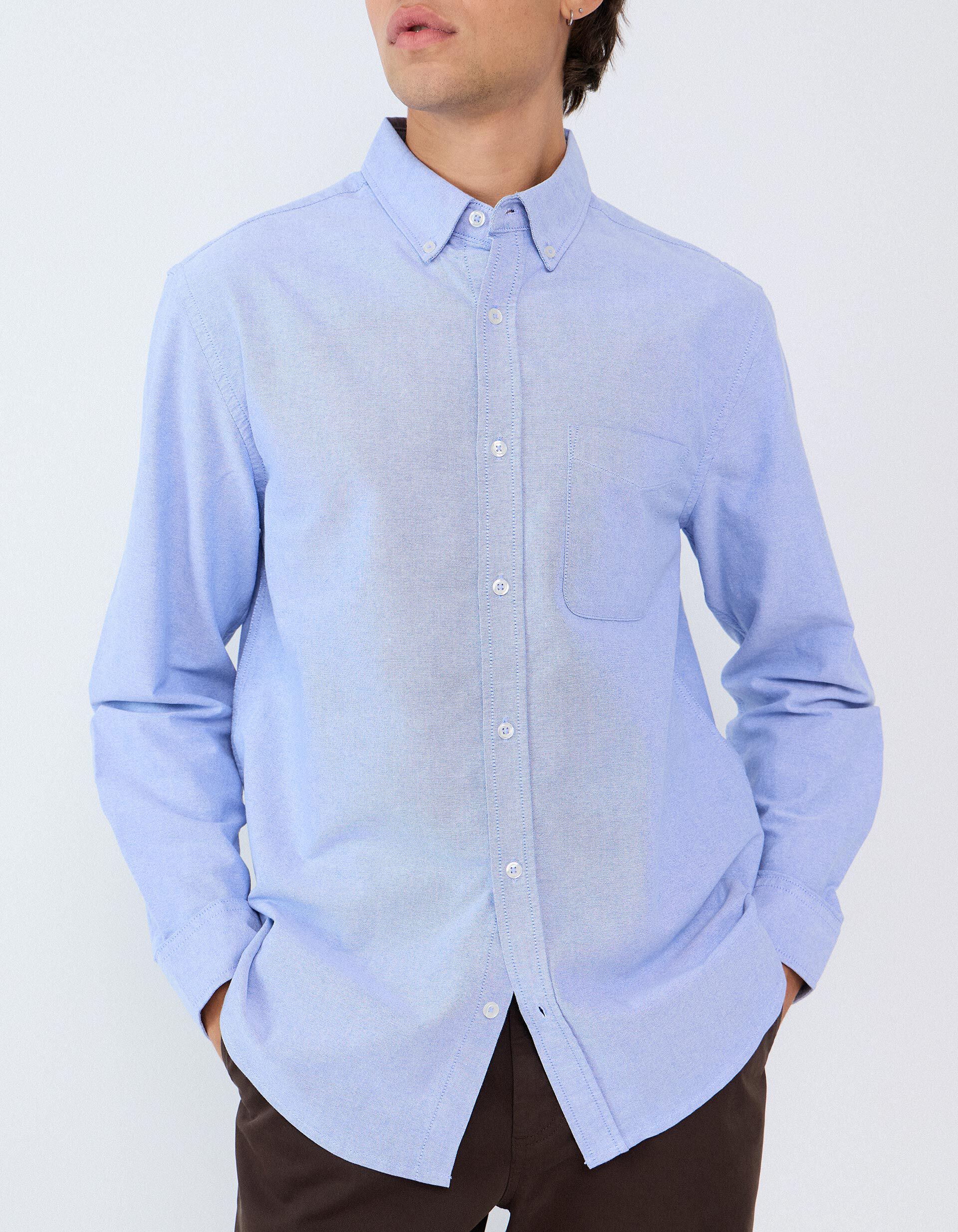 Comprar Online Camisa Oxford, Homem, Azul Claro
