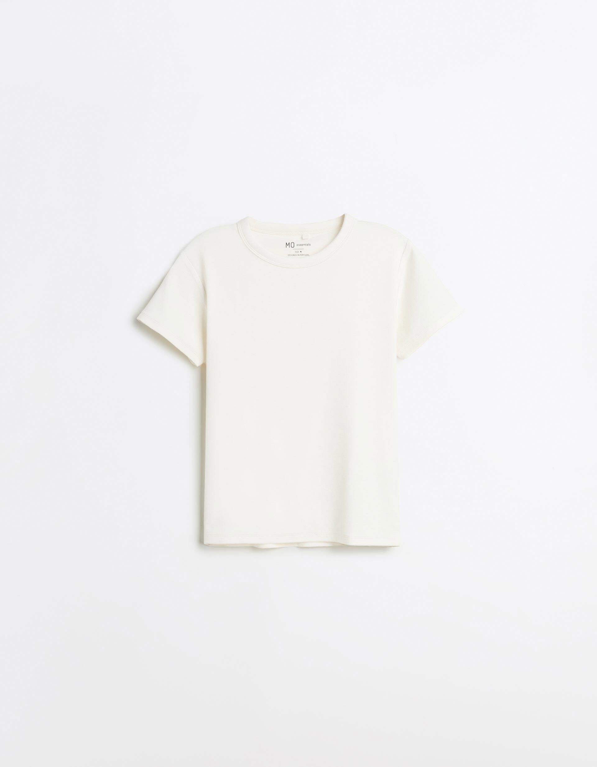 Comprar Online T-shirt Modal, Mulher, Bege Claro