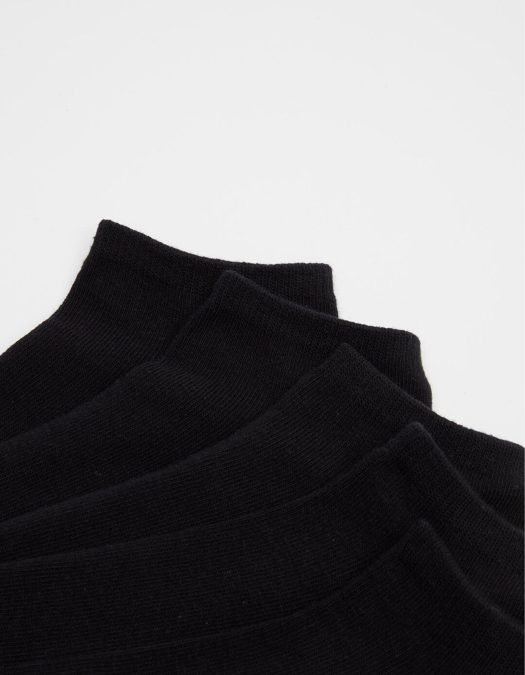 Pack 5 Pares de Meias Invisíveis, Homem, Preto
