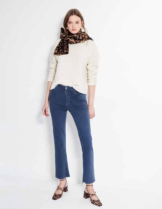 Comprar Online Calças de Ganga, Mulher, Azul