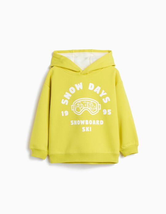 Comprar Online Sweatshirt com Capuz, Menino, Amarelo