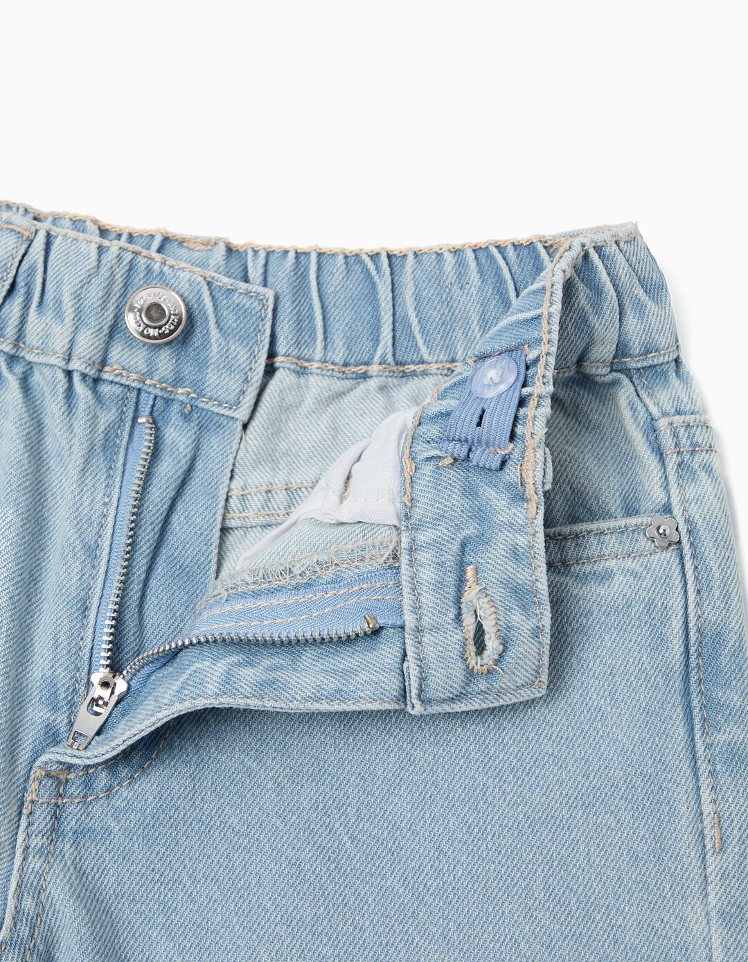 Cal&ccedil;as de Ganga 'Culotte', Menina, Azul Claro
