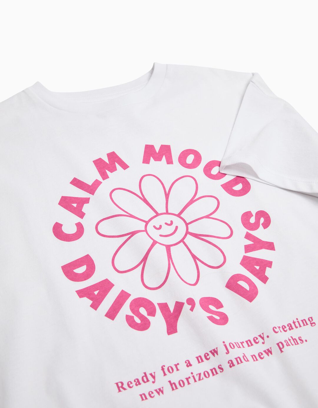 T-shirt Estampado, Menina, Branco