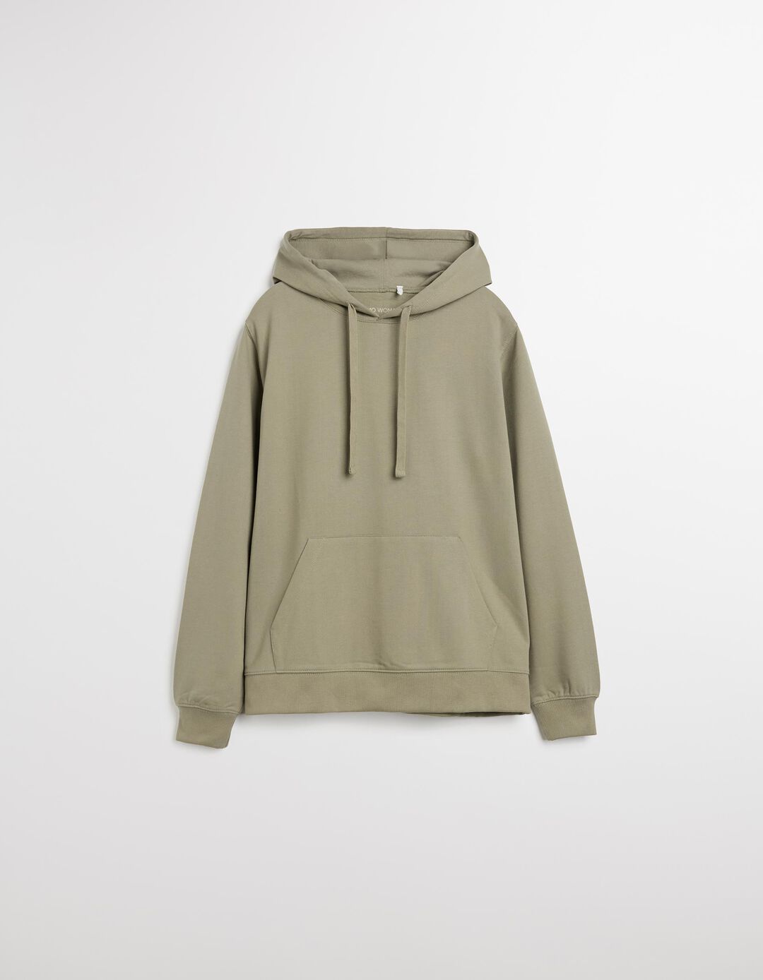 Sweatshirt com Capuz, Mulher, Cinzento Claro