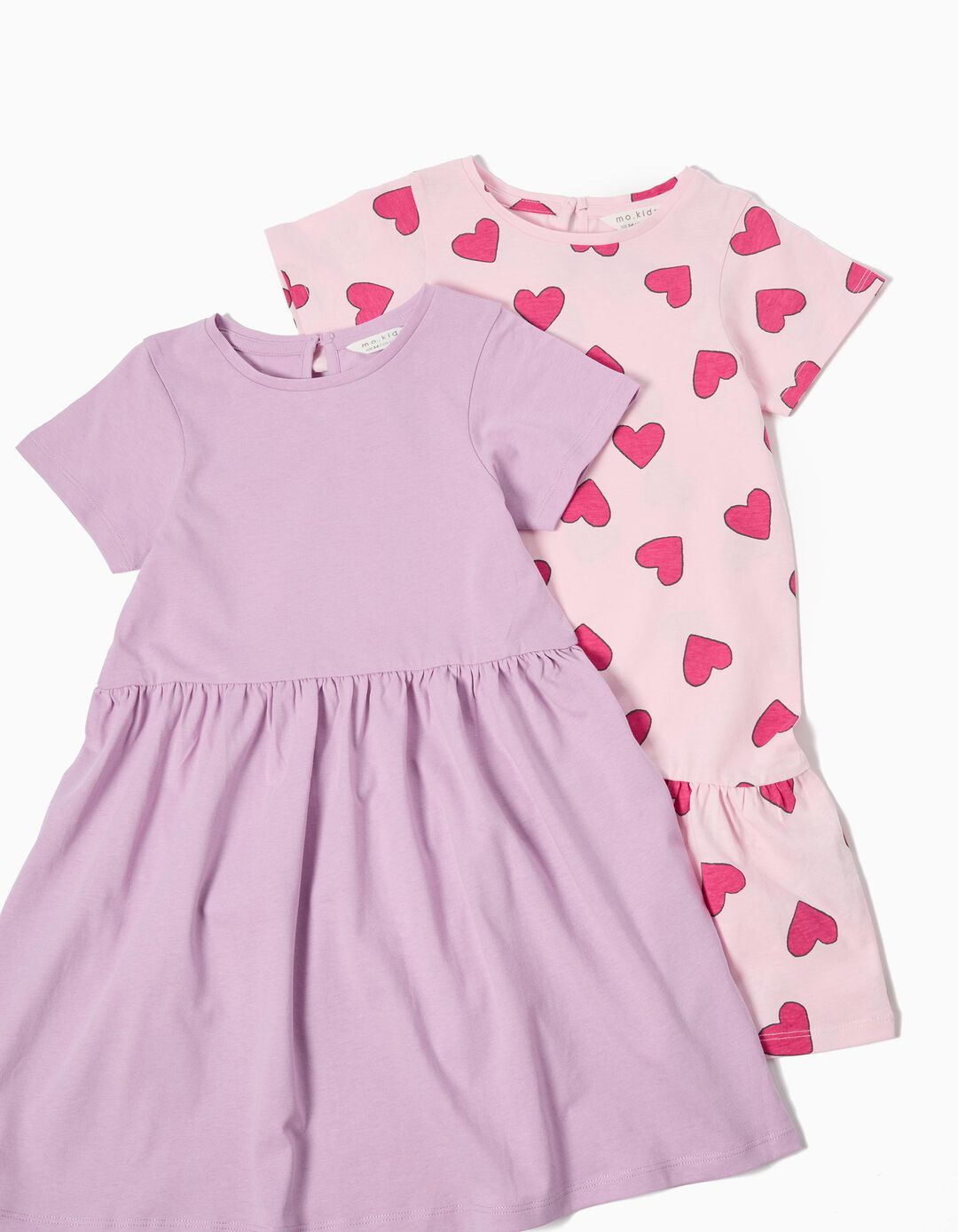 Pack 2 Vestidos, Menina, Lilás Claro