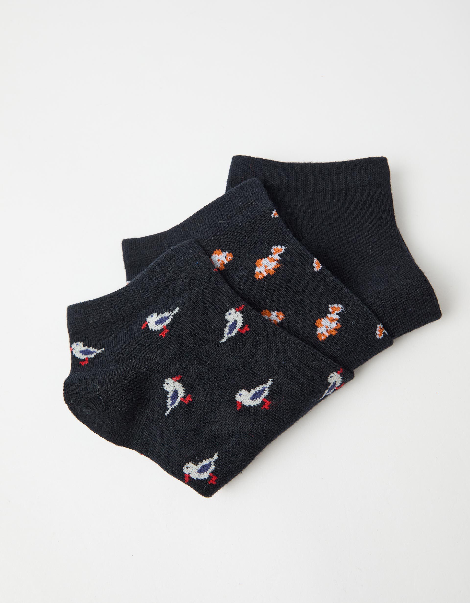 Comprar Online Pack 3 Pares de Meias Tornozelo, Homem, Azul Escuro