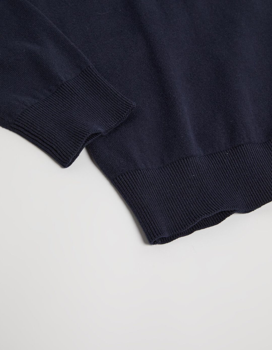 Camisola de Malha Decote Redondo, Homem, Azul Escuro