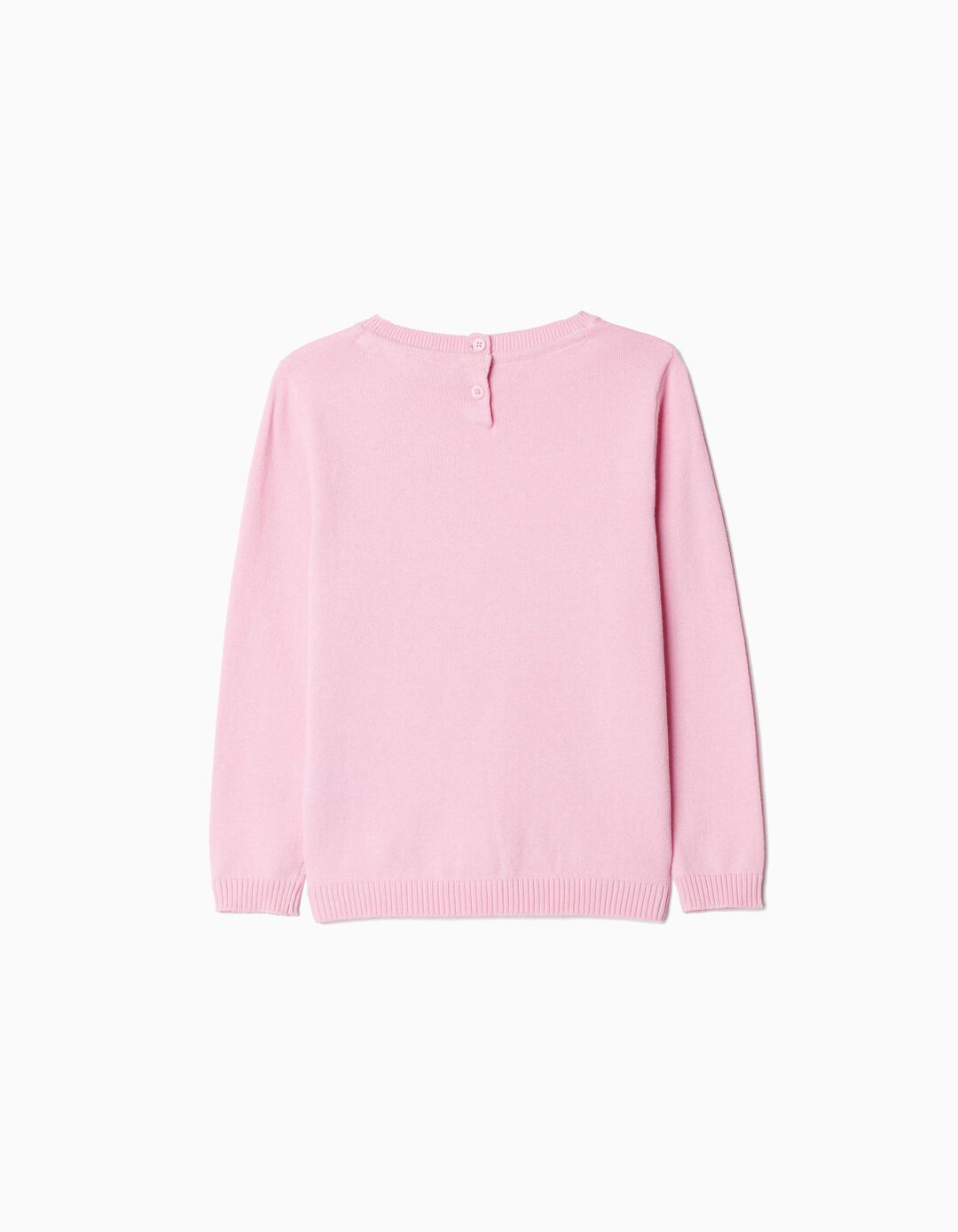 Camisola de Malha, Menina, Rosa Claro
