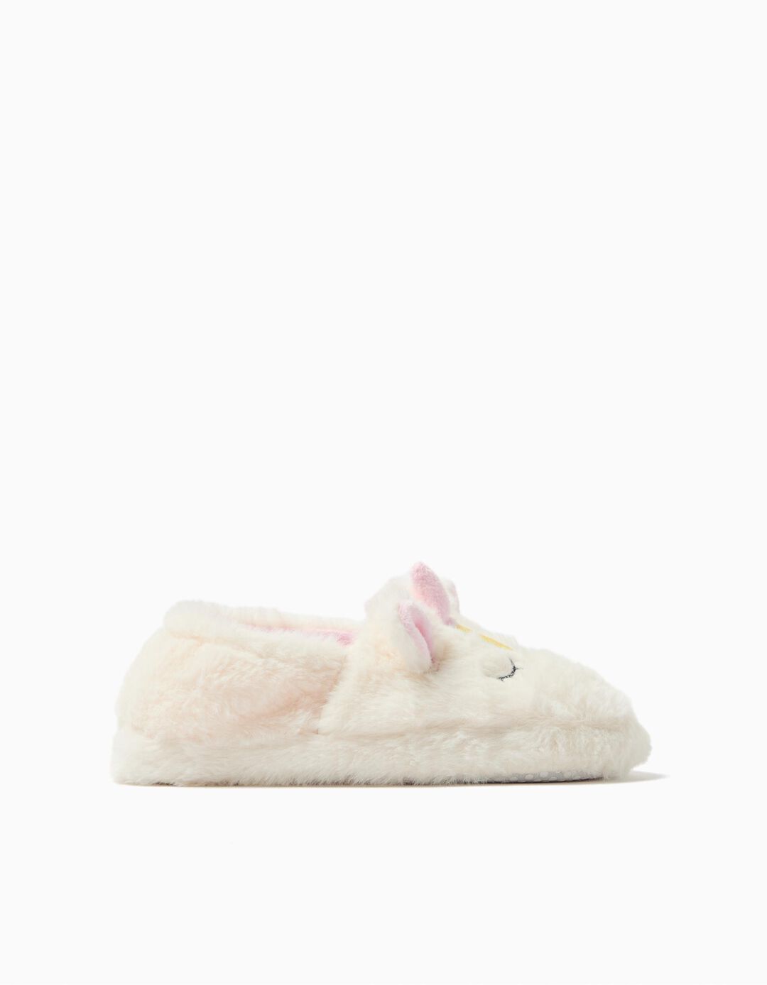 Pantufas Unic&oacute;rnio, Menina, Branco