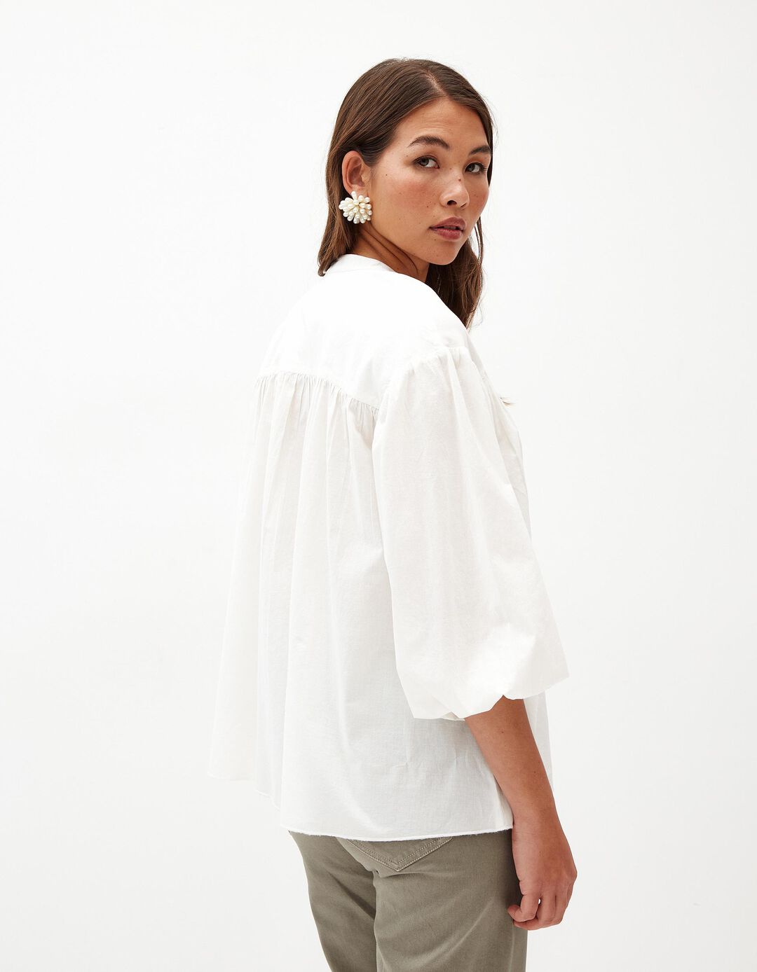 Blusa, Mulher, Bege Claro