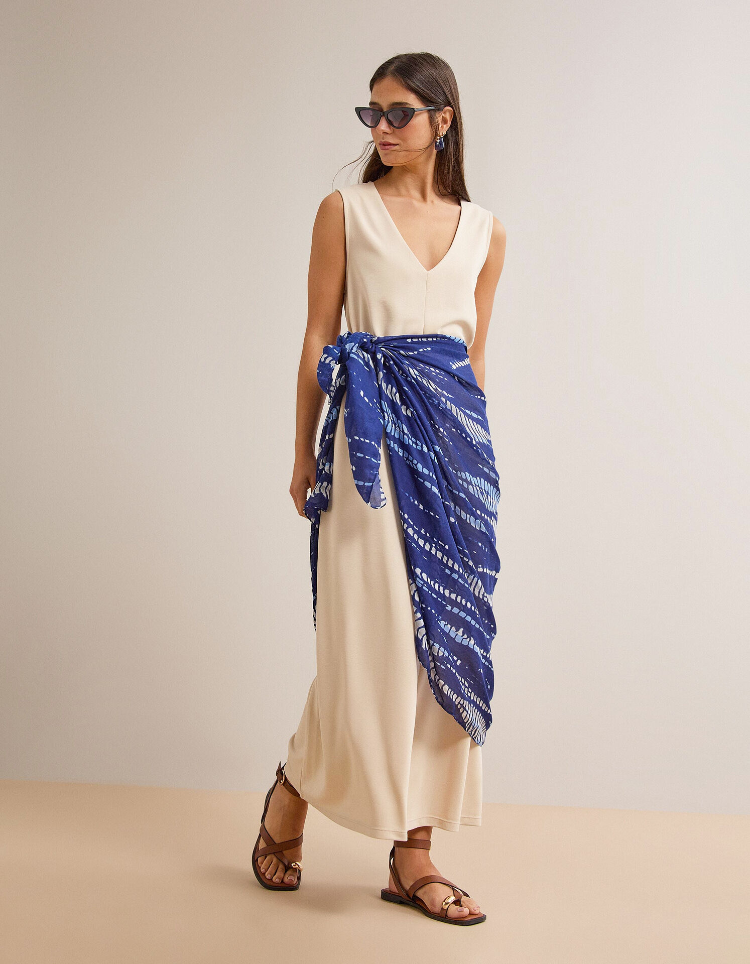 Comprar Online Vestido Comprido, Mulher, Cru