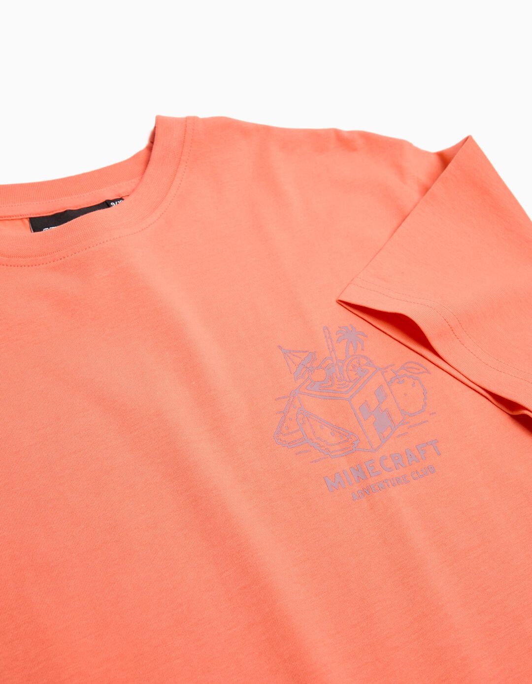 T-shirt 'Minecraft ', Menino, Coral