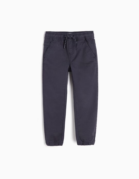 Comprar Online Joggers em Sarja, Menino, Azul Escuro