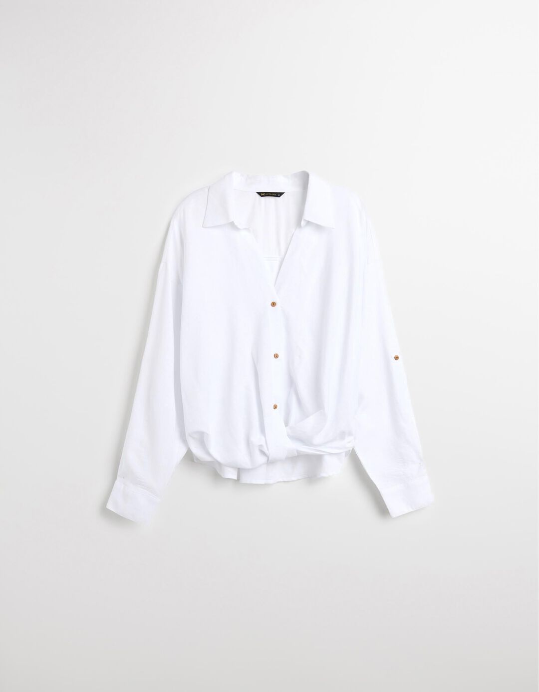 Blusa com Linho, Mulher, Branco 