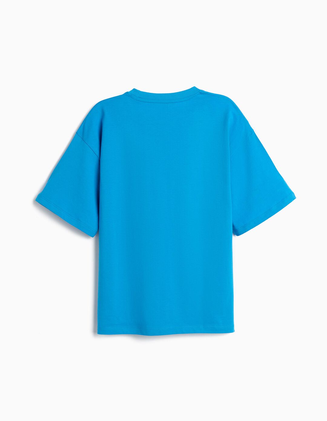 T-shirt Estampada 'Loose Fit', Menino, Azul