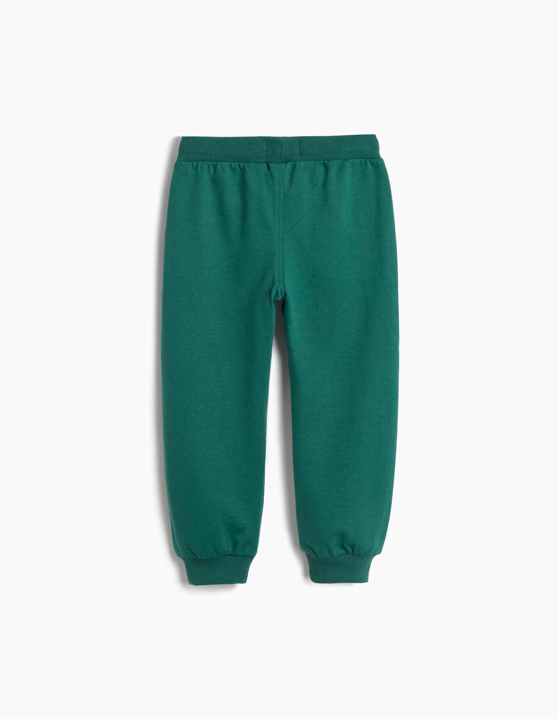 Comprar Online Cal&ccedil;as De Felpa, Menino, Verde Escuro
