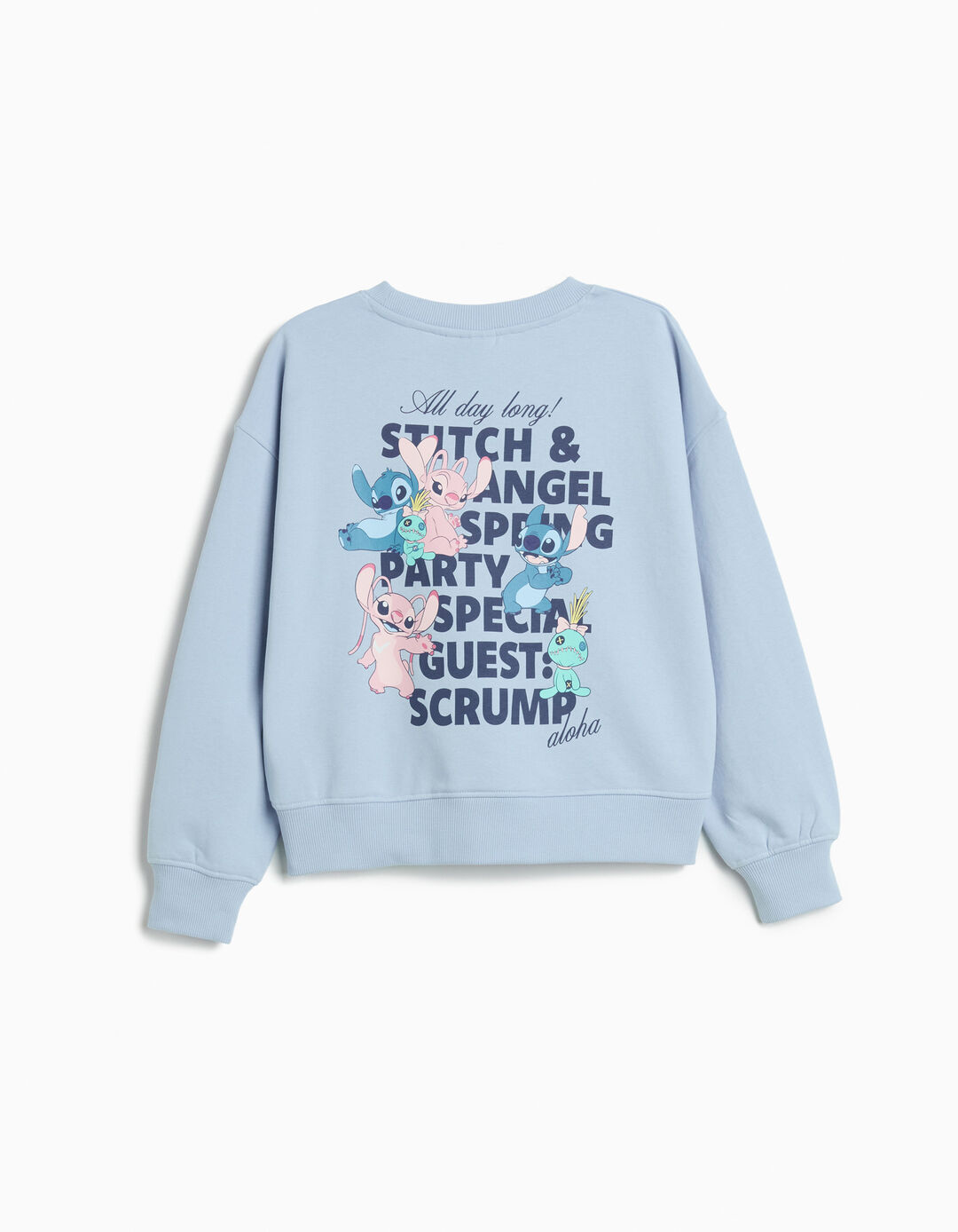Sweatshirt de Felpa 'Stitch' &copy;Disney, Menina, Azul