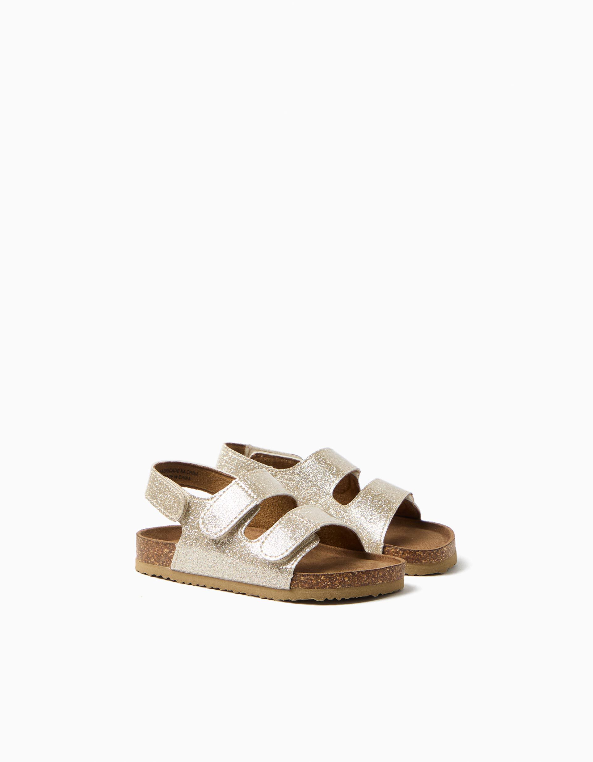 Comprar Online Sand&aacute;lias Brilhantes, Menina, Dourado