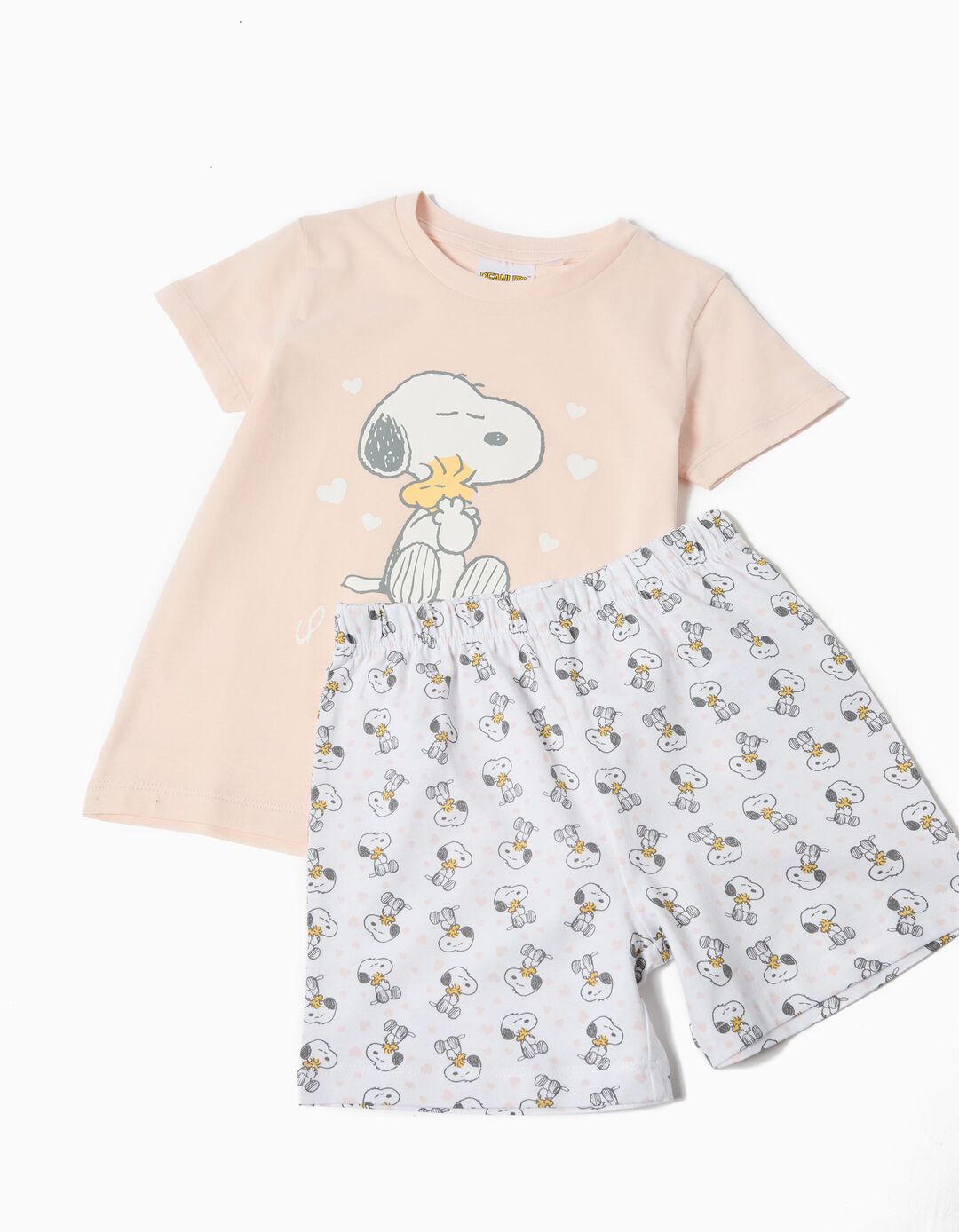 Pijama 'Snoopy', Menina, Rosa Claro