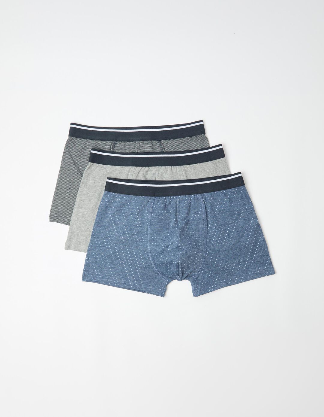 Pack 3 Boxers, Homem, Azul