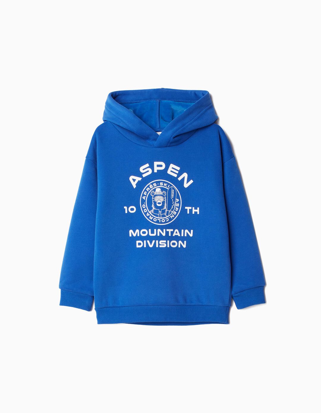 Sweatshirt de Felpa Capuz, Menino, Azul