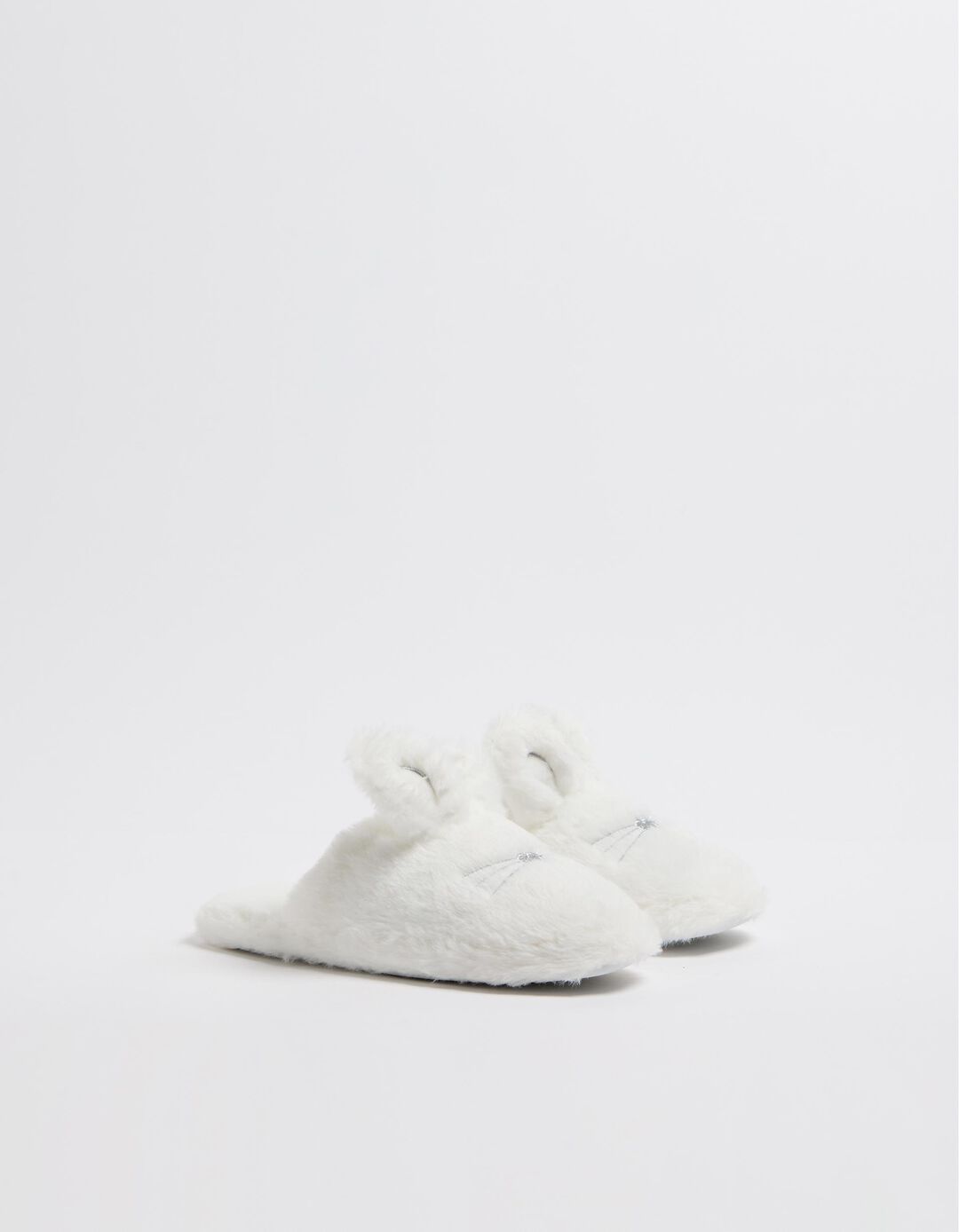 Chinelos Pelo, Mulher, Branco