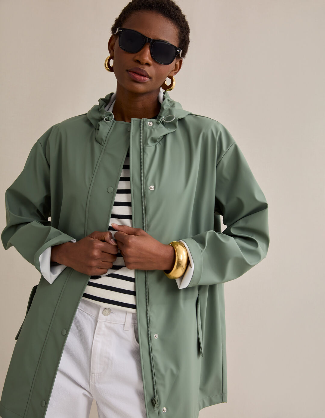 Parka, Mulher, Verde
