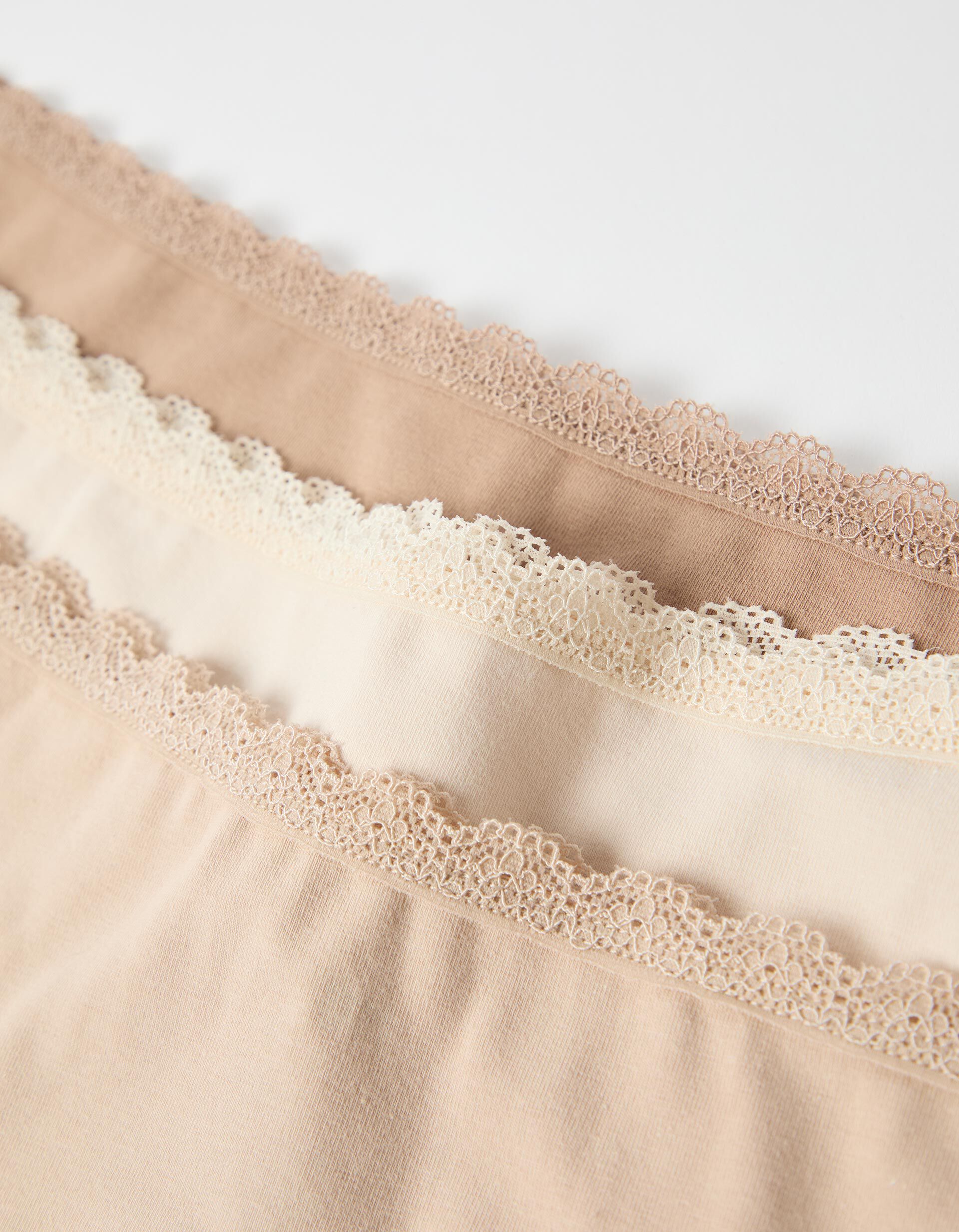 Comprar Online Pack 3 Cuecas Brasileiras, Mulher, Bege Claro