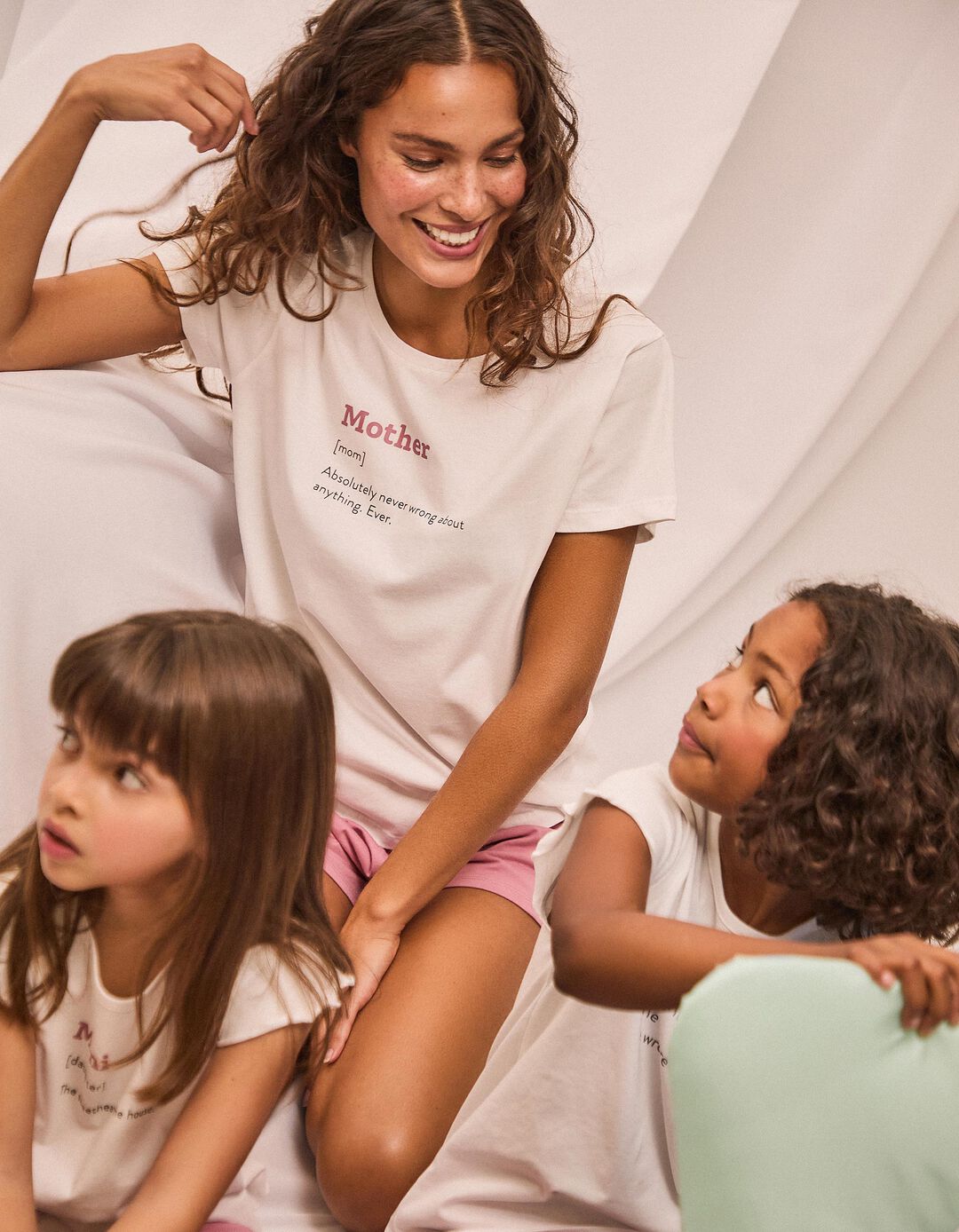 Pijama 'Mãe', Mulher, Branco