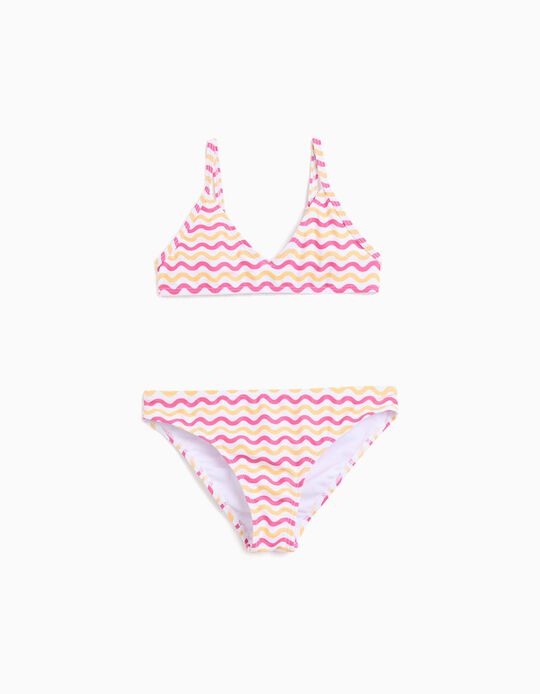 Comprar Online Biquíni Ondas, Menina, Laranja Claro 
