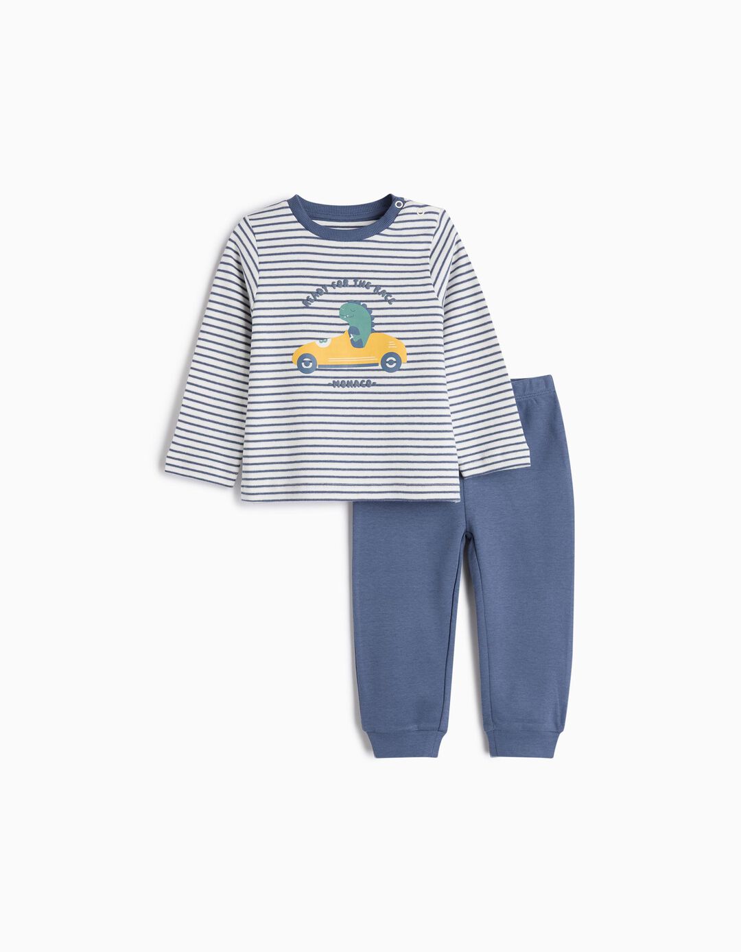 Pijama Riscas, Menino, Azul