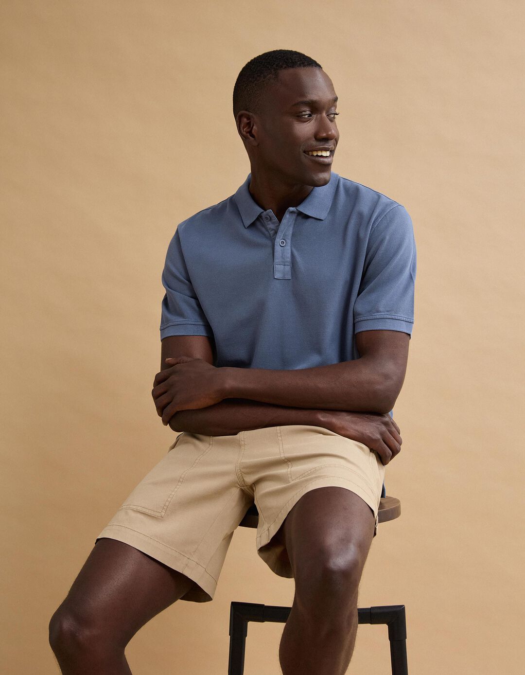 Polo Piquet, Homem, Azul