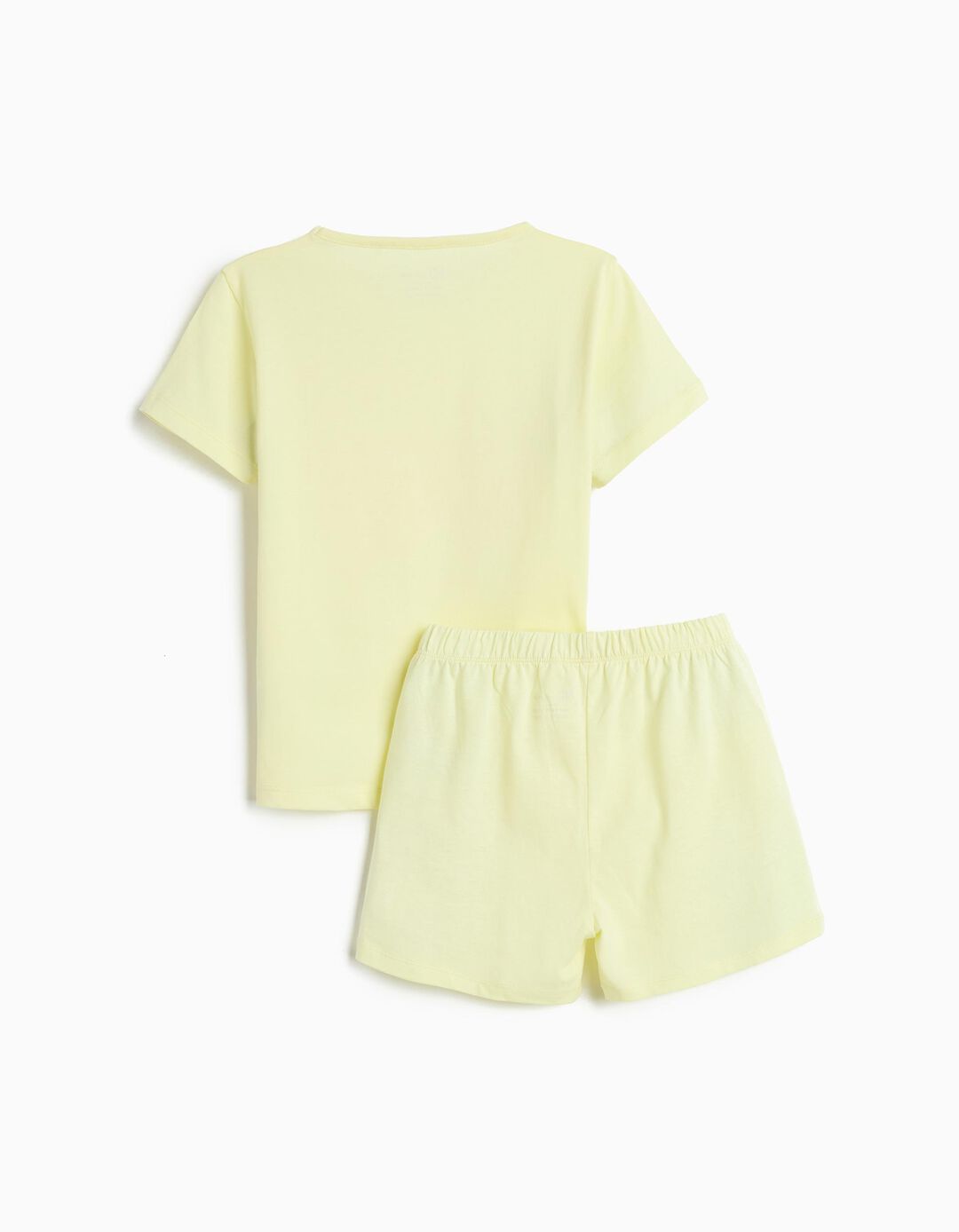 Pijama, Menina, Amarelo Claro