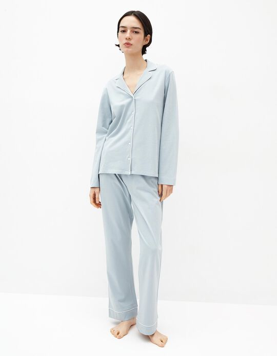Comprar Online Pijama Jersey, Mulher, Azul Claro