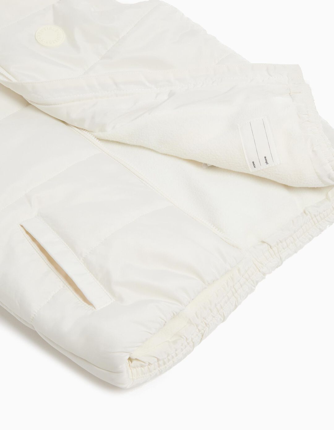Colete Acolchoado, Menina, Branco