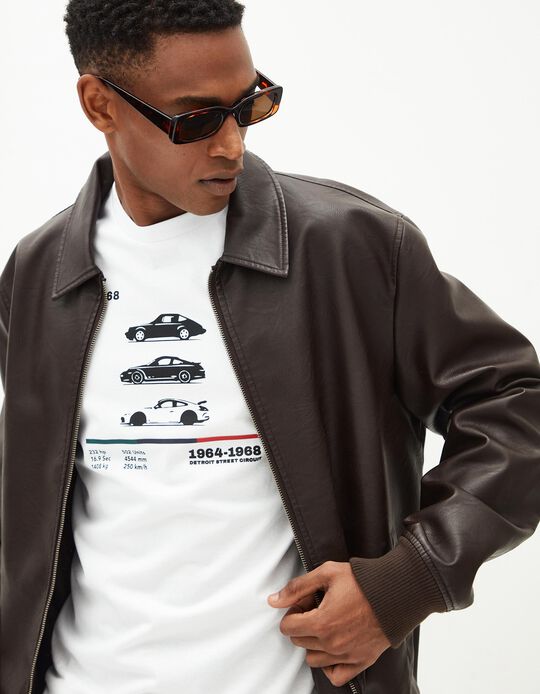 Comprar Online T-shirt Estampado, Homem, Branco