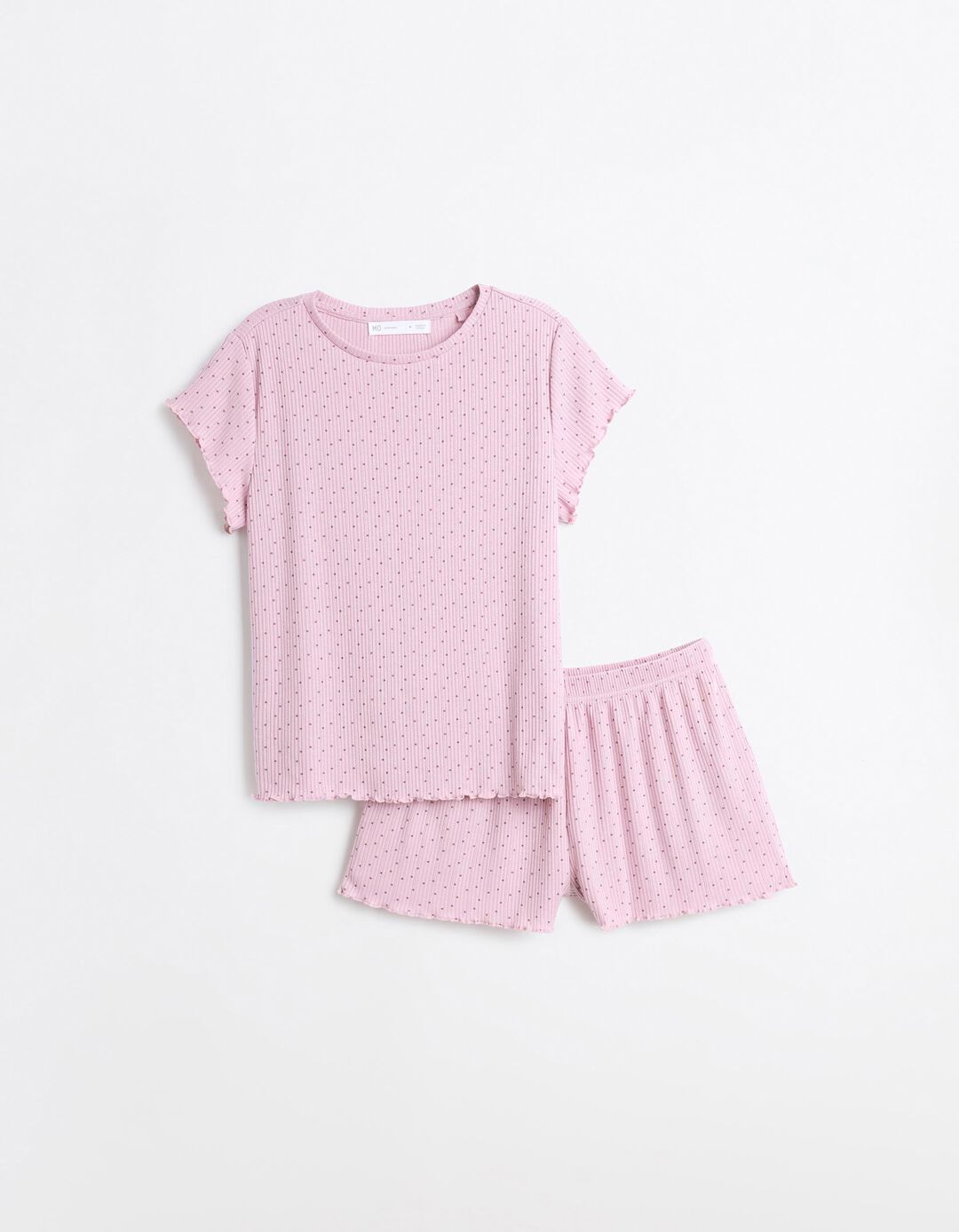 Pijama Estampado, Mulher, Rosa Claro