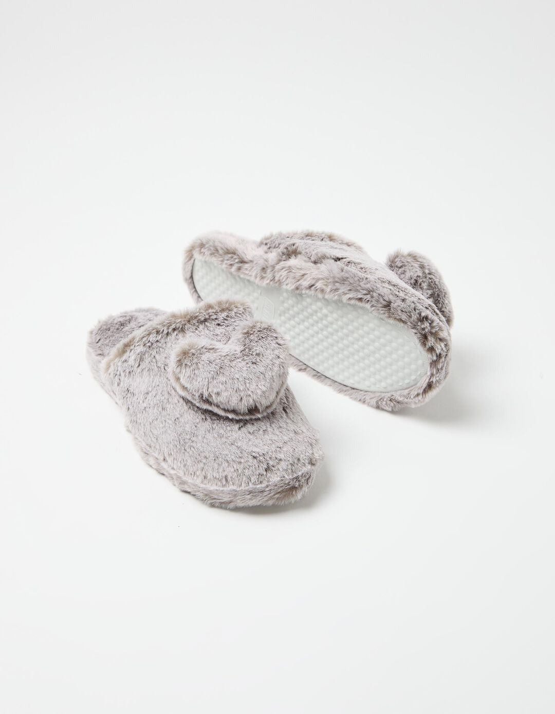 Chinelos de Quarto, Mulher, Cinzento