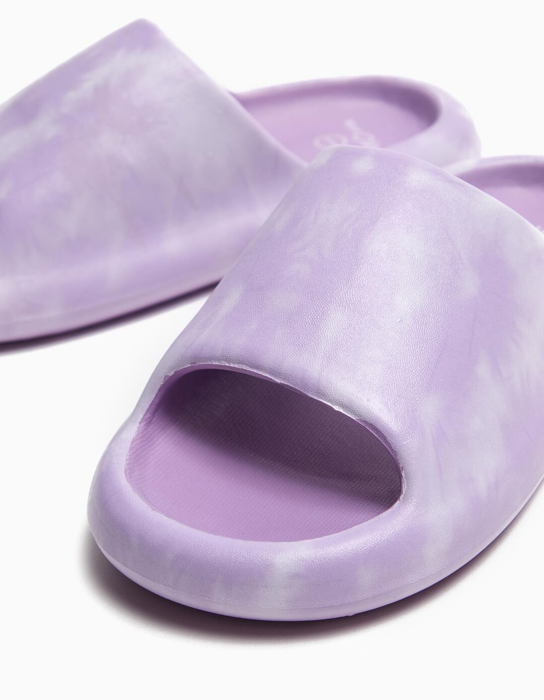 Chinelos de Borracha Plataforma, Menina, Roxo Claro 