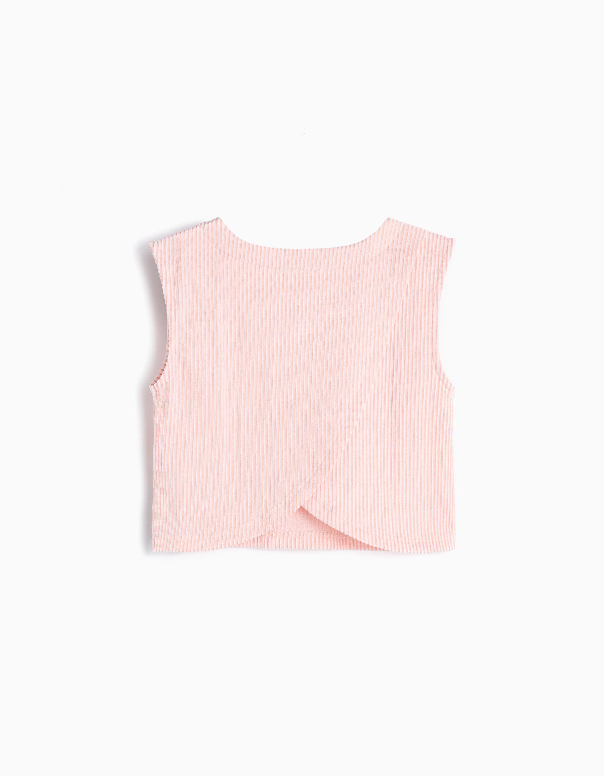 Comprar Online Top Riscas, Menina, Salm&atilde;o