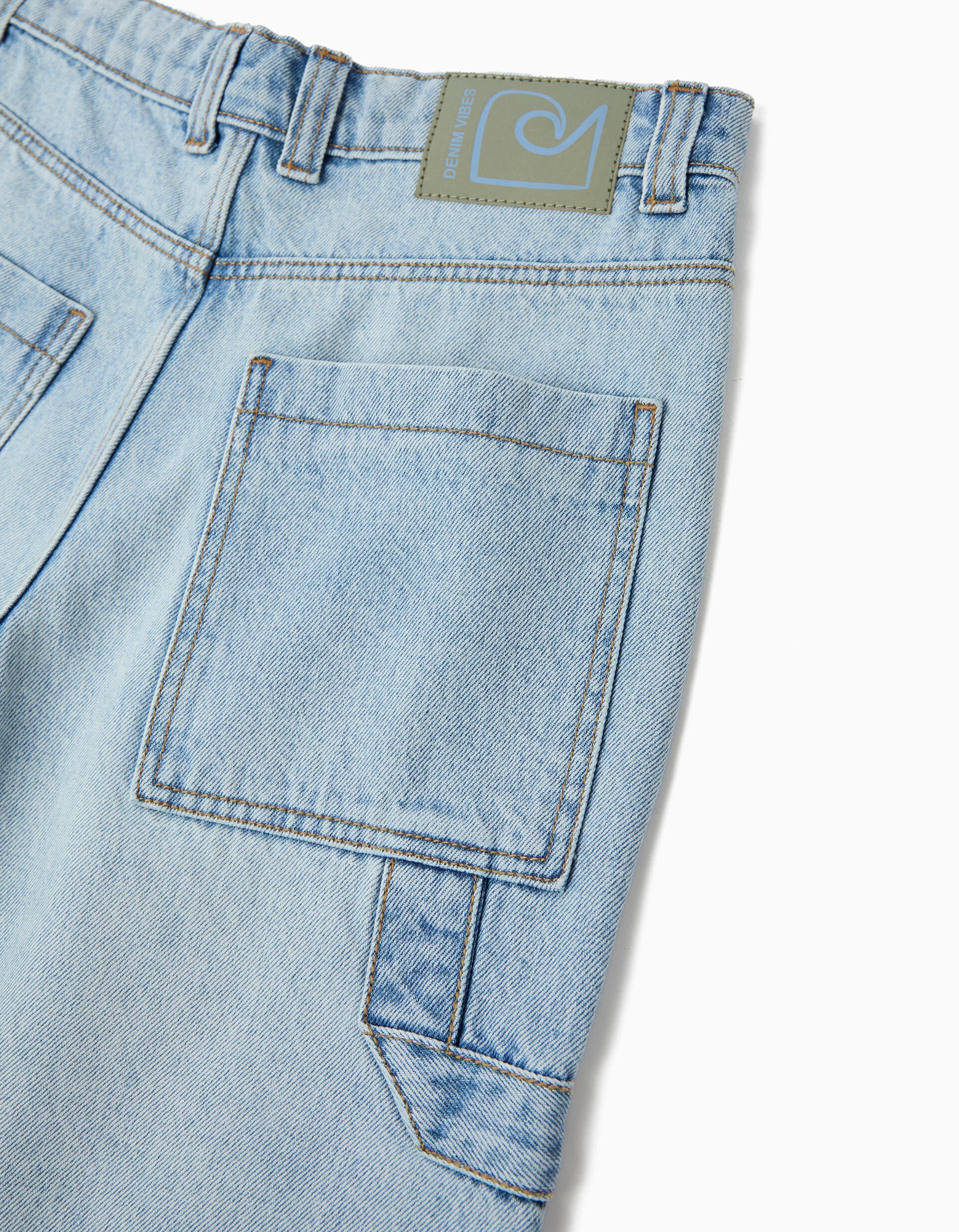 Comprar Online Cal&ccedil;&otilde;es de Ganga 'Loose Fit', Menino, Azul