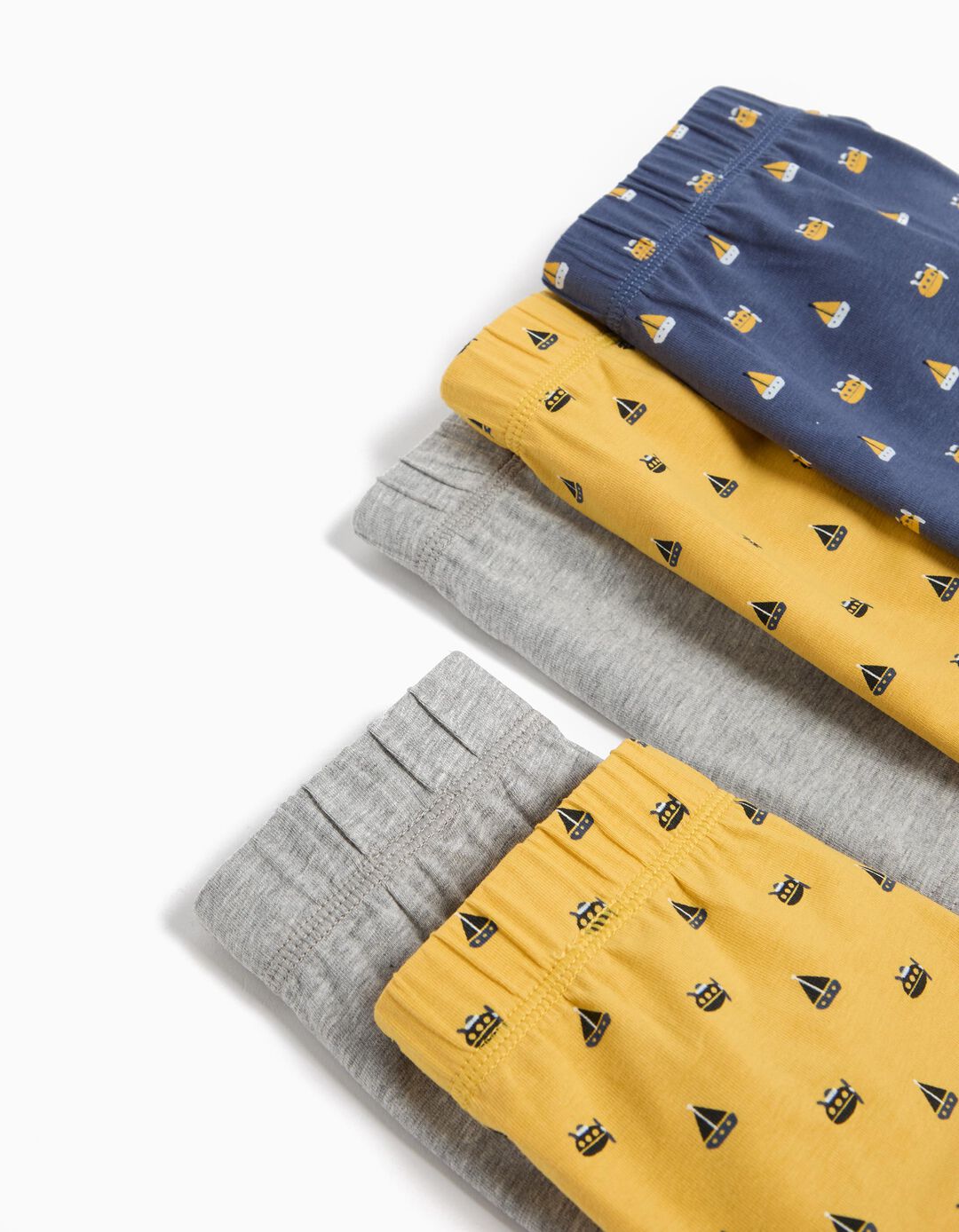 Pack 5 Boxers, Menino, Amarelo Escuro