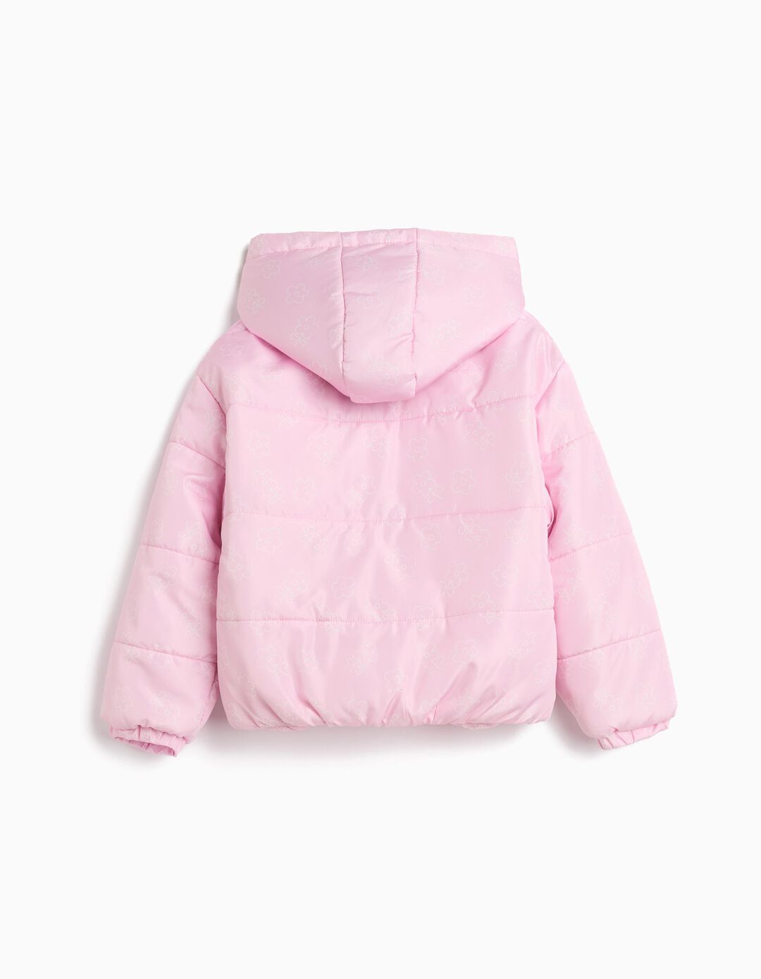 Casaco Acolchoado, Menina, Rosa Claro