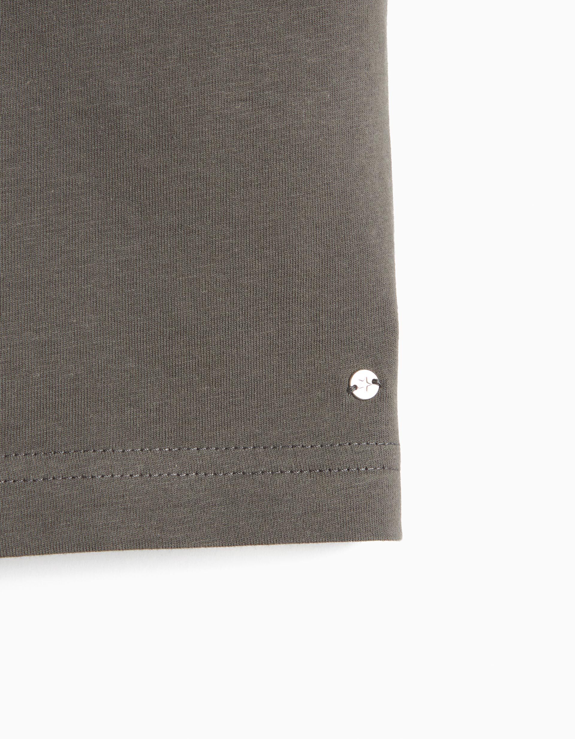 Comprar Online T-shirt Assim&eacute;trica, Menina, Cinzento Escuro