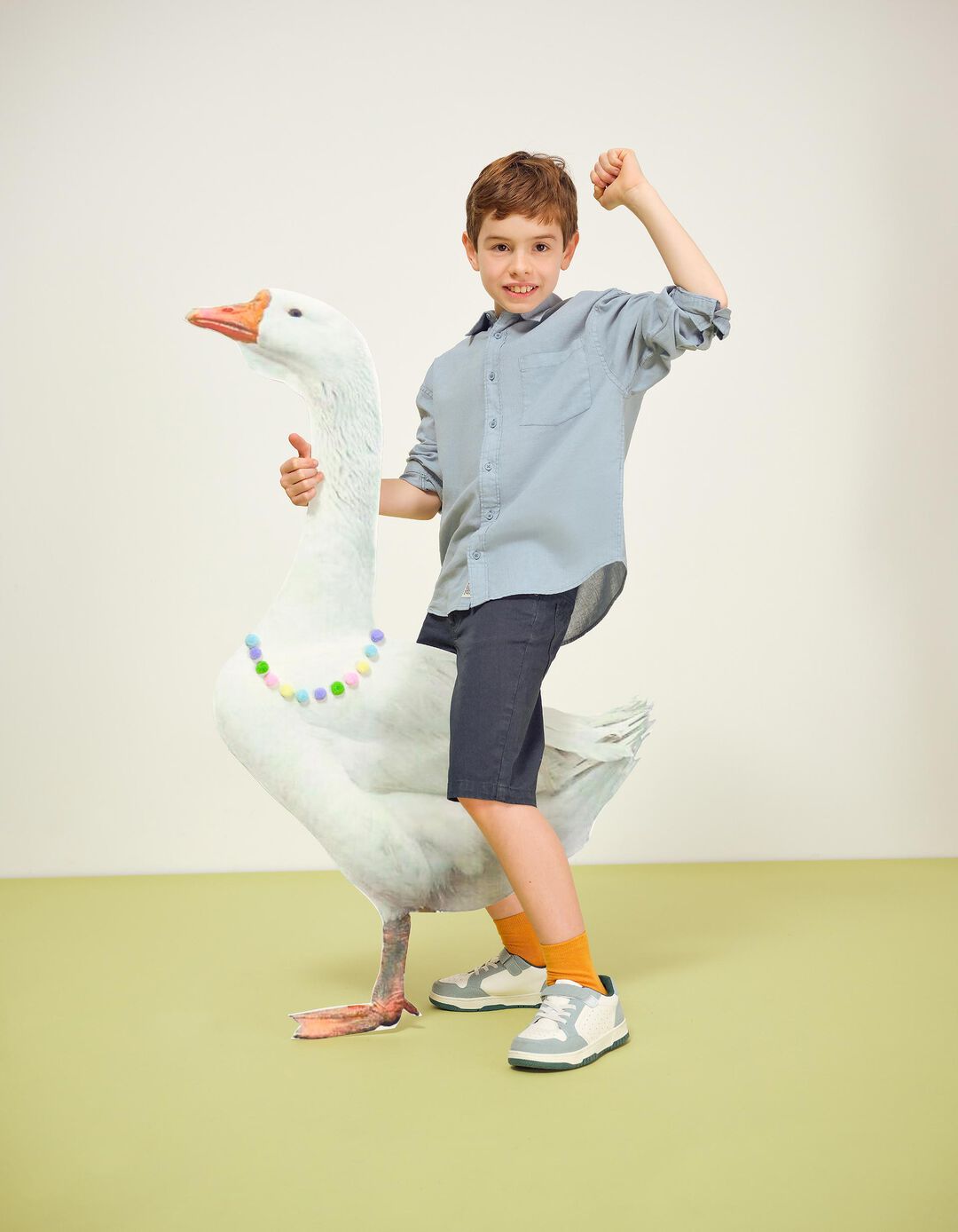 Cal&ccedil;&otilde;es, Menino, Azul Escuro