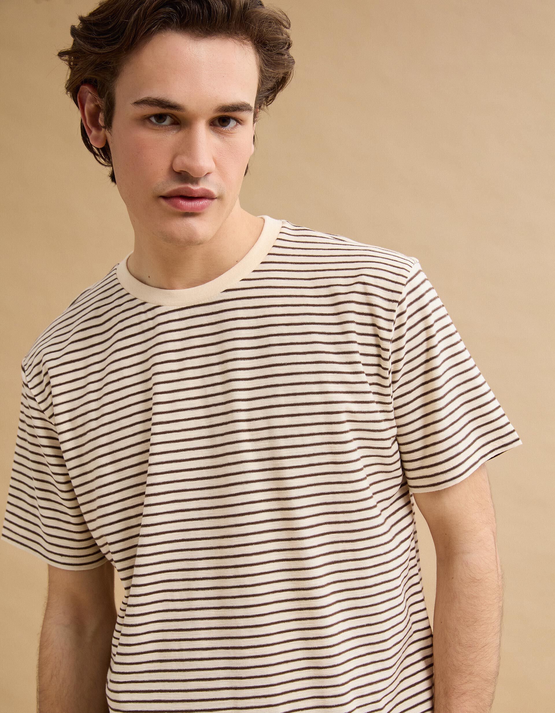 Comprar Online T-shirt Jersey, Homem, Castanho