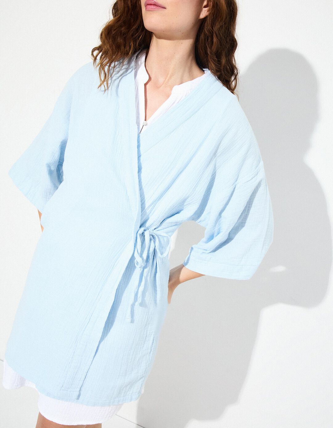 Robe, Mulher, Azul Claro